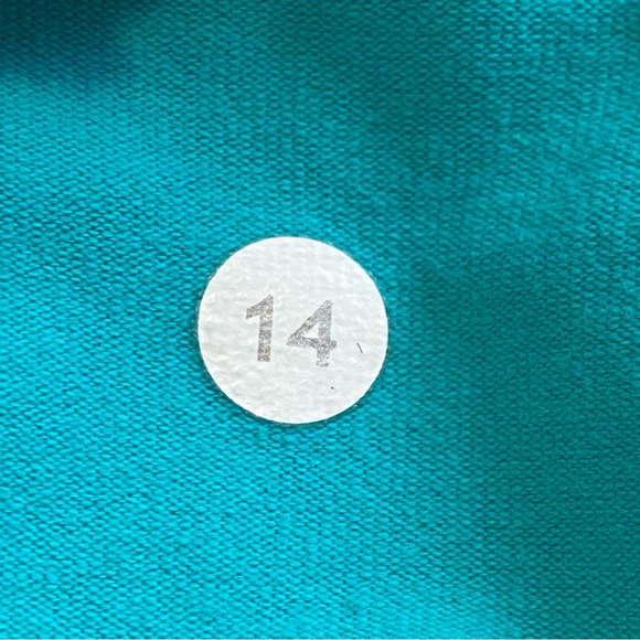 Ivivva by Lululemon Scoop Neck Blue Teal Girl’s Activewear Tank Top Size 14 - Picture 5 of 7